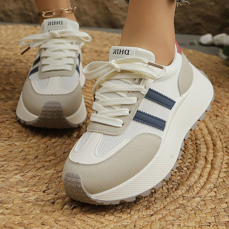 Wedge Espadrille Women - Modne, oddychające, sportowe, codzienne damskie buty