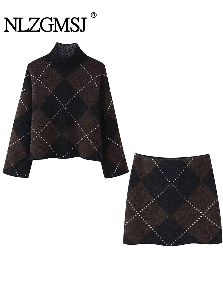NLZGMSJ Damskie komplety dzian – Crop Top Crochet recenzja i cena